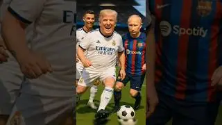 Epic Showdown: Trump and Ronaldo Challenge Putin on the Football Field! #trump #putin #ronaldo