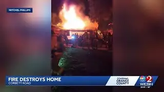 Couple escapes house fire in Orange County