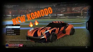 New Komodo car preview & Gameplay - Rocket League