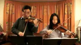 Mazas Violin Duet Op.38 No.1, Allegro maestoso