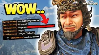 His RAGE Was SO EVIL.. I couldn't show what he said.. | For Honor