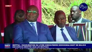 DISCOURS DU MINISTRE JEAN LUC MOUTHOU - INAUGURATION DU LYC&Eacute;E SIMON PIERRE KIKHOUNGA NGOT DE DOLISIE