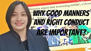 Good Manners and Right Conduct (Does it matter?)