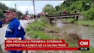 Planșeul minei de la Praid, la un pas de prăbușire. Zeci de case evacuate