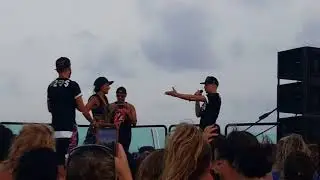 Loretta, Benjamin & Rodrigo at Zumba Cruise 2018