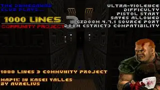 DWMegawad Club Playthrough: 1000 Lines 3 Community Project - MAP11 - In Kasei Valles