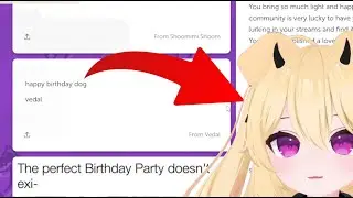 Vedal Wishes Cerber A Happy Birthday