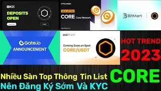 NHIỀU S&Agrave;N LỚN TH&Ocirc;NG B&Aacute;O LIST CORE + HUOBI + MEXC + OKX + BYBIT + GATE.IO + POLONIEX  ĐĂNG K&Yacute; NGAY