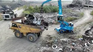 Excavators, Hydraulic Hammers, Material Handlers - Building Demolitions - Sotiriadis/Labrianidis 4k