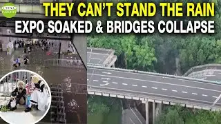 China's Tofu Dregs Projects: Never-ending Collapses/Heavy rain reveal them for what they are