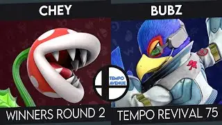 Tempo Revival 75 - Bubz (Falco) Vs. Chey (Piranha Plant) - WR2 - Smash Ultimate