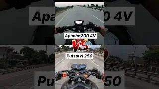 Apache 200 4v VS Pulsar N 250 🔥 #shorts #n250