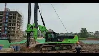 TYSIM KR300C Drilling machine rotary drilling rig with CAT chassis