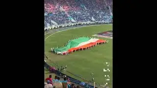 A Indian National Flag on cricket ground #india #cricket #worldcup #flag