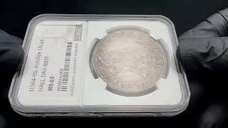 1564-95 Austria Hall Thaler or Taler Silver NGC MS63 GEM