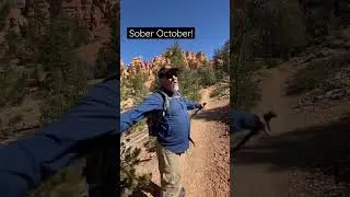 Sober October! #shorts #sober #soberoctober #hiking #utah #hikes #mountains #forest