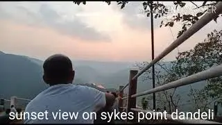 Sykes point dandeli, sunset view