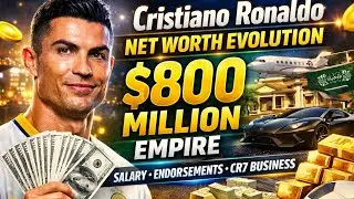 Cristiano Ronaldo Net Worth Evolution 💰 | $800 Million Empire | Salary, Endorsements & CR7 Business