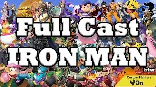 Smash 4 Full Cast Ironman vs. StarbasedFruit - CUSTOM EQUIPMENT ON