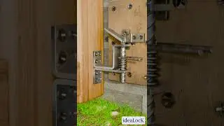 Automatic latch for swing gates #gate