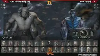 TFC MKX Forever King (predator, goro) vs DJT (Tremor, Sub Zero) Gran Finals
