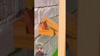 Push-Push Locking Mechanism I Wooden Gate House#woodworking