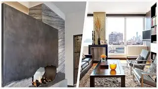 75 Living Space With A Metal Fireplace Design Ideas You'll Love 🔴