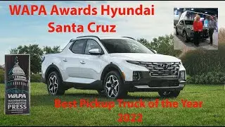 2022 WAPA Pickup Truck of the Year Award Hyundai Santa Cruz