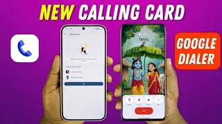 Google Dialer New Calling Card Feature ⚡ Huge Contact Photos on Android & Realme OnePlus Phone!
