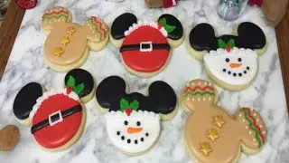 Mickey Mouse Holiday Cookies(How To)