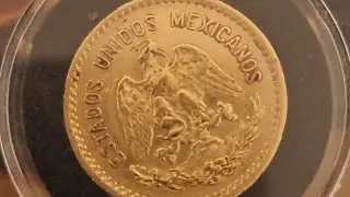 Fish hooked me up with my 1st mexican gold coin! Diez Peso 1907 0.2411oz gold coin