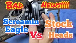Screamin Eagle 121 CVO против стандартных головок Harley M8 Performance Bagger Dyna Softail