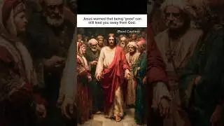 Jesus warned that being &ldquo;good&rdquo;can still lead you away from God. #jesus #christian #god