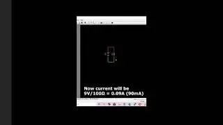 Ohm's law explained using a circuit simulation software| voltage current relation| - #shorts
