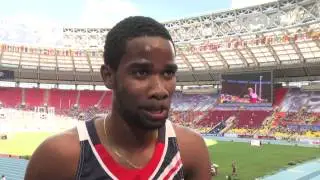 Moscow 2013 - Delanno WILLIAMS GBR - 200m Men Semi-Final - Heat 7