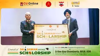 Launch of Jai Jawan Defence Scholarship by Lt Gen Ajay Chandpuria, AVSM, VSM, GOC Vajra Coprs