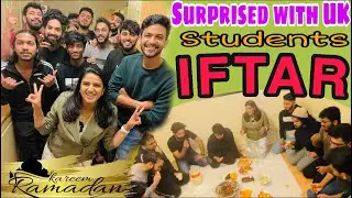 Surprised with Uk students Iftar | London Iftar food Vlog | Uk Ramadan Life | Lintu Rony | London