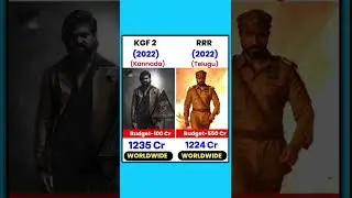 KGF 2 Vs RRR Movie Worldwide Collection #shorts #rrr #kgf2 #prabhas #kgf2 #viral