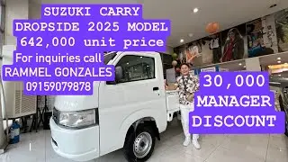 Latest demonstration for 2026 Suzuki carry DROPSIDE model affordable business pick up car truck.