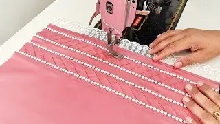 बनाने में आसान और देखने में कितना Attractive है ये Trouser डिज़ाइन | Trouser Design with Fabric Patti