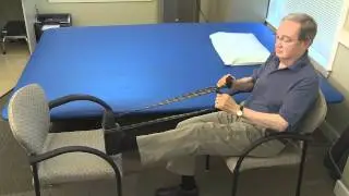 Flexibility Exercise - Seated Calf Stretch