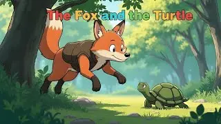 The fox🦊 and the Turtle🐢 l Short Story in English l Moral Stories