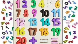 Learn To Count with PLAY-DOH Numbers | 1 to 20 | Learn Shapes | Play Doh Minecraft Pig | For kids