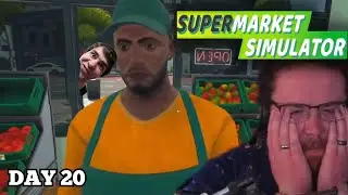This Challenge was a MISTAKE (Supermarket Simulator Coop Day 20)