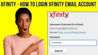 Xfinity | How to Login Xfinity Email Account | Step By Step