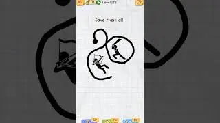 Draw 2 save best drawing level 175 #gameplay #easydraw #game #bestdraw  #sanck #gaming #dop