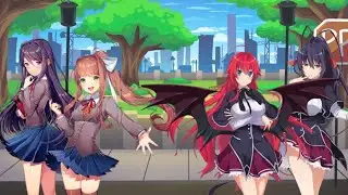 FNF 🎵 Copycat 🎵 (DDLC vs HSDXD) + UST