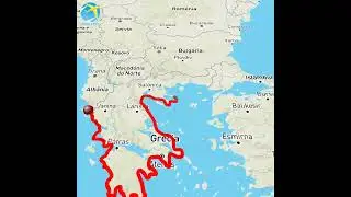 Mapa antigo da Gr&eacute;cia