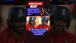 Carnage in Manchester! England slam 304/2 vs SA 🇬🇧⚡