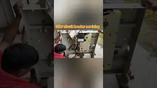 33 kv sf6 circuit breaker servicing work #youtubeshorts #reels #electricalvideos